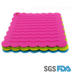 Kitchen Utensil Heat Resistant Silicone Hot Pot Holder/Mat/Pad/Trivet/Coaster图1