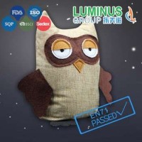 Cute Sleepy Owl Design Fabric Door Stop