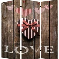 Romantic Picture Frame Love Screen Room Divider