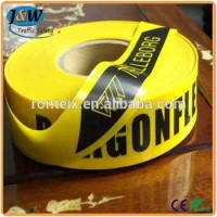 Custom Printed PE Hazard Warning Tape / Plastic Barricade Tapes / HDPE Warning Tape