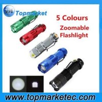 Zoom Mini Led Flashlight Torch Sk68 Flashlight