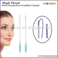 Medical Absorbable Suture Type 3D Cog Thread L Blunt Cannula