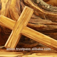 Olive Wood Cross From Jerusalem