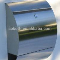 Cheapest Export To UK New Design Stainless Steel Mail Box  cheap Letter Box cheap Mailbox