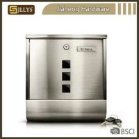 Wholesale Waterproof Wall Mounted Stainless Steel Mailbox