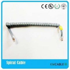 Factory Selling Coiled Telephone Cords With RJ11图1