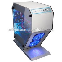 2017 Deluxe Aluminum Water-cooling X2 M-ATX PC Gaming Case