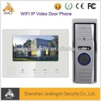 7inch LCD WIFI IP Video Door Phone Suport Mobile Phone And Tablet Unlock  Monitoring  Talking