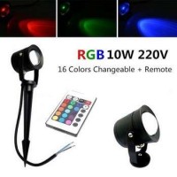 Waterproof RGB 220V 12V LED Path Light 10W IP65 Outdoor Landscape Lawn Lamp