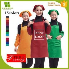 Factory Price Black Blue Kitchen Apron Woman And Man Cooking Restaurant Waiter Apron Black Blue Poly图1