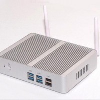 Cheapest Barebone Intel Celeron Dual Core N3050 Fanless Windows Mini PC Dual NIC Desktop Computer 10