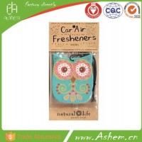Customized Paper Car Air Freshener New Car Paper Air Freshener/ Air Freshener For Car With Logo Prin