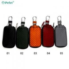 New Arrival Men Women Leather Case Car Key Holder car Key Wallet car Key Bag图1