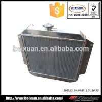 Auto Parts Aluminium Radiator For Suzuki Samurai 1.3L 86-95 Twin Core Intercooler