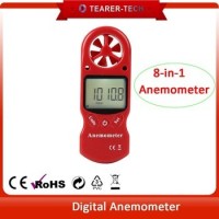 8-in-1 Handheld Weather Meter With Temperature  Humidity  Dewpoint  Heat Index  Wind Chill And Barom