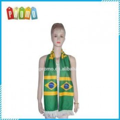 Satin Or Silk Scarf  Football Or Soccer Fan Scarf图1