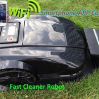 2017 Newest 4th Generation Intelligent Robot Lawn Mower With NEWEST SMARTPHONE APP Control Wireless 