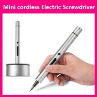 A1 1/8 Inch Mini Cordless Electric Screwdriver+Screwdriver Head For Repair LED Light USB Charge Dril