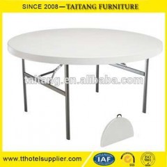 6ft Restaurant Banquet Wedding Round Table Foldable图1