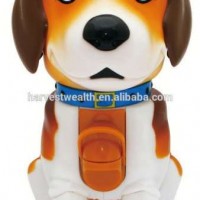 Lovely FDA Approval Puppy Plastic Snack Dispenser