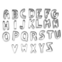 DIY Baking Decorating Tools For Cookie Biscuit Fruit Cutter Alphabet Cookie Cutter With Tin Box