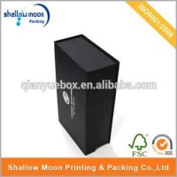 Black Tie Packing Paper Box With Silk Insert(QY150855)