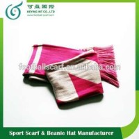 Promotion Custom Logo Woven Exported Knitted Scarf