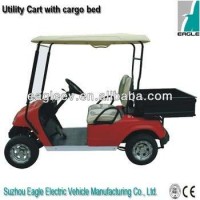 Electric Utility Cargo Vehicle  2 Seats With Cargo Bed  CE Approved