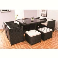 Promotion Style KD Outdoor Rattan Sofa Set Patio Garden Wicker Furniture Set