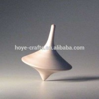 2016 New Popular Items Natural Wood Funnel Shaped Spinning Top