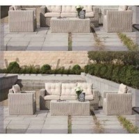 Garden Furniture Outside Rattan Wicker 10 Seater Dining Table And Chairs On Promotion