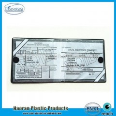 Plastic Insurance Document Holder  PVC Car Register Document Case图1