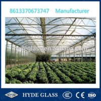 4mm Toughened Low Iron Greenhouse Glass