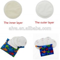 Antibacterial Bamboo Breast Pad Reusable Washable Cloth Nursing Pad Wholesale