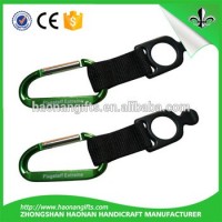 Competitive Outdoor Carabiner With Water Holder Bottle Clip Strap