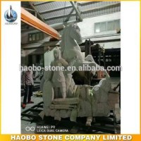 Large Outdoor Horse Stone Carving And Sculpture For Sale