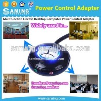 Multifunction Electric Desktop Computer Power Controller Adapter/With 2 Usb Hub And Audio Slot /comp