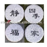 Garden Stepping Stones With Kanji