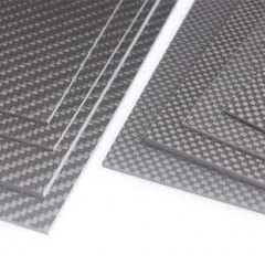 2mm 3mm 4mm 3K Twill Weave Carbon Fiber Laminated Sheet For RC Hobby Parts图1