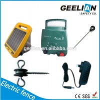 0.4Joules Solar Electric Fence Energizer  12KV Pulse Electric Fence For Horse Farm  Geelian Electric