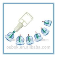 Hot Selling 6 Cups Plastic Hijama Cupping Cup Set