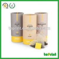 Factory Price Custom Tea Packaging White Round Paper Box