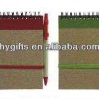 Promotional Spiral Notebook And Pen Gift Set