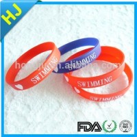 Free Sample Logo OEM Debossed Custom Silicon Wristband