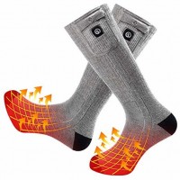 SAVIOR Heated Socks Rechargeable Battery Heated Thermal Socks Winter Foot Warmers for Man and Woman