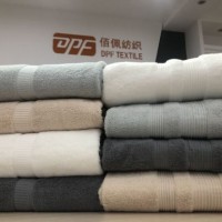 100% Bamboo Fiber Plain Dying Colorful Hotel Towel Satin Design Face Towel