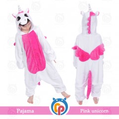 Hot Sale New Style Unicorn Pajamas Adult Flannel Onesie for Kids图1