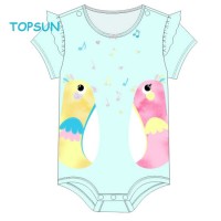 Hotsale 100% Cotton Baby Clothes Short Sleeve Romper Baby Clothes