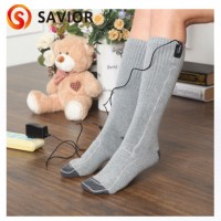 5.0V USB Heated Socks Unisex Rapid Warm Soft Heated Socks