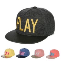 Hot Selling New Hip Hop Cap Snapback Cap with Leather Brim